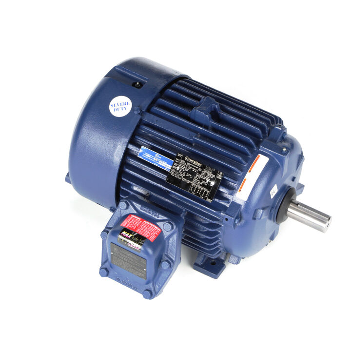 Explosion Proof Motor, 7.50 & 5 HP, 3 Ph, 60 & 50 Hz, 230/460 & 190/380 V, 1200 & 1000 RPM, 254T Frame, EPFC