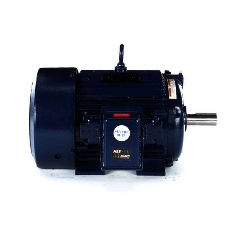 Severe Duty Motor, 20 HP, 3 Ph, 60 Hz, 575 V, 1800 RPM, 256T Frame, TEFC