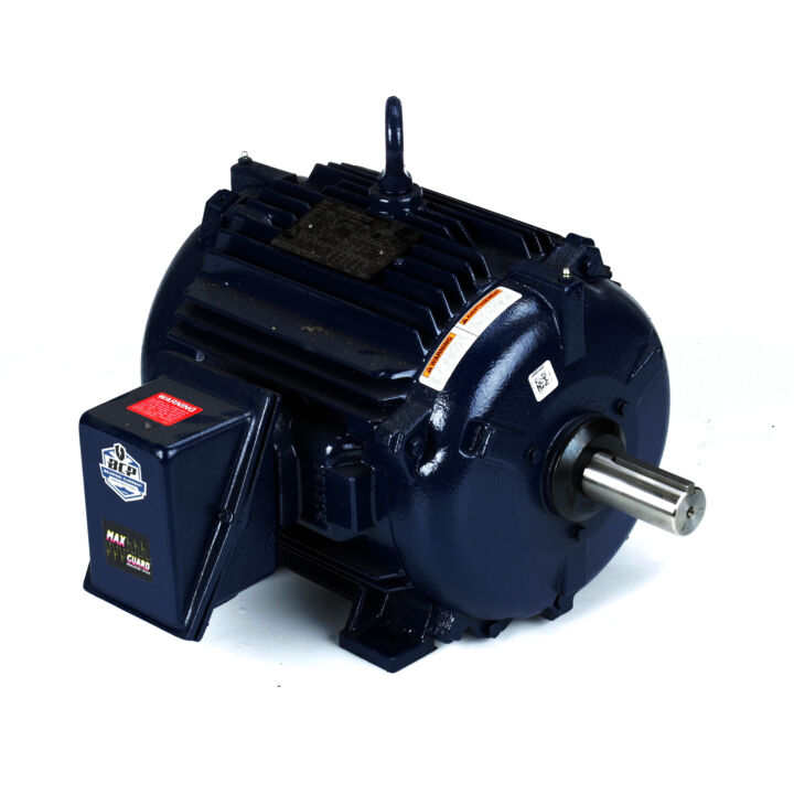 Severe Duty Motor, 15 & 10 HP, 3 Ph, 60 & 50 Hz, 230/460 & 190/380 V, 1800 & 1500 RPM, 254TV Frame, TEAO