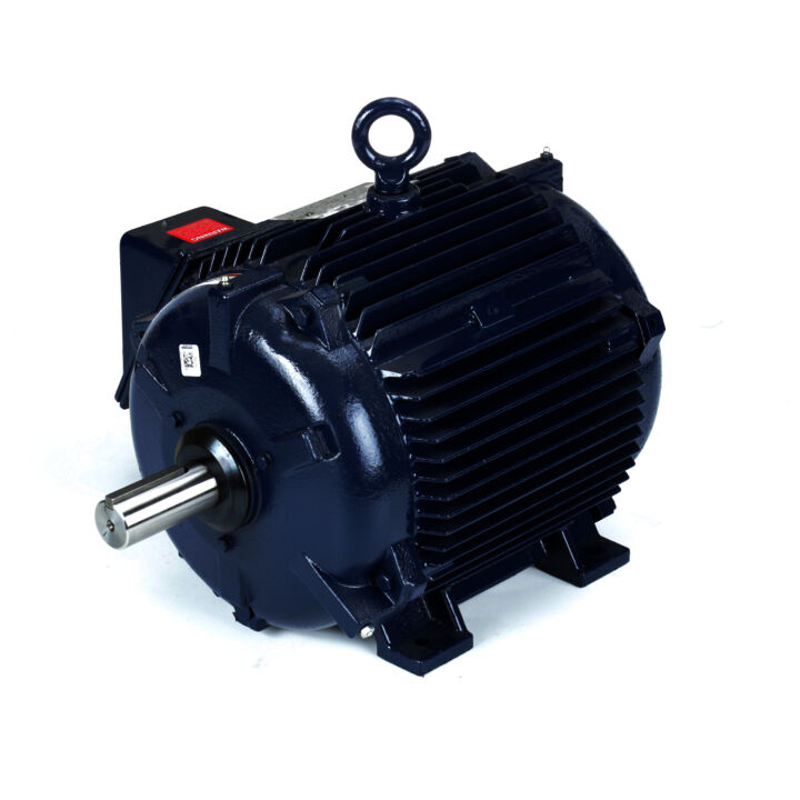 Severe Duty Motor, 15 & 10 HP, 3 Ph, 60 & 50 Hz, 230/460 & 190/380 V, 1800 & 1500 RPM, 254TV Frame, TEAO