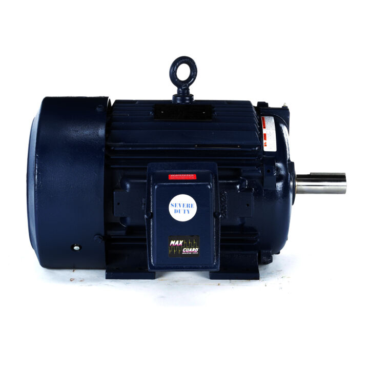 Severe Duty Motor, 10 HP, 3 Ph, 60 Hz, 575 V, 1200 RPM, 256T Frame, TEFC