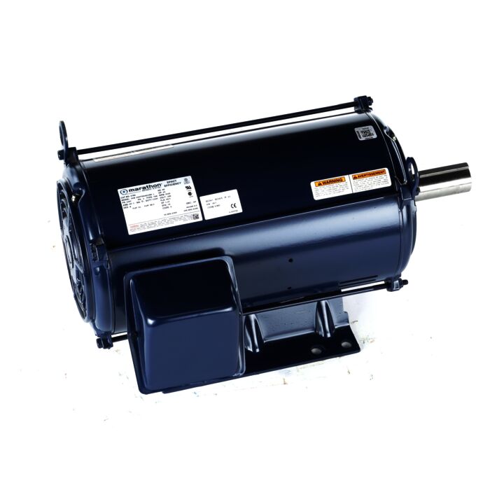 General Purpose Motor, 25 HP, 3 Ph, 60 Hz, 200 V, 3600 RPM, 256T Frame, DP