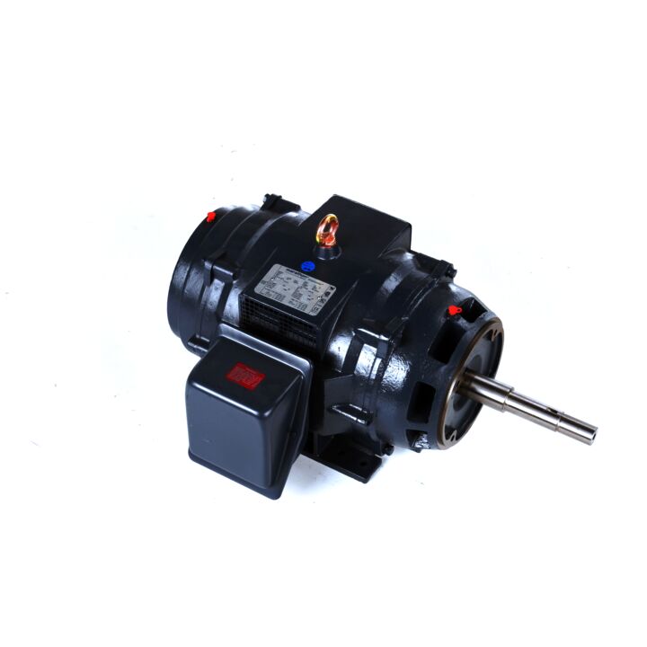 Close-Coupled Pump Motor, 20 & 15 HP, 3 Ph, 60 & 50 Hz, 230/460 & 190/380 V, 1800 & 1500 RPM, 256JP Frame, DP