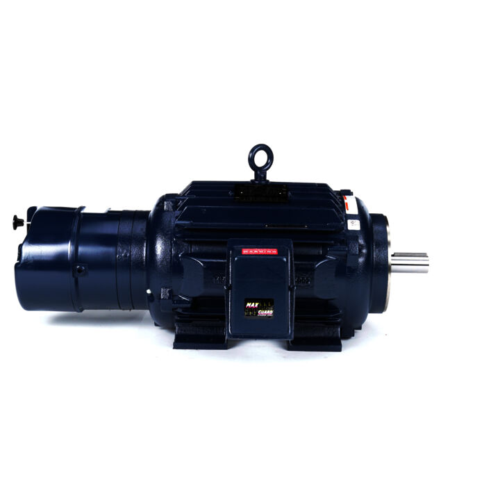 Brake Motor, 20 HP, 3 Ph, 60 Hz, 230/460 V, 1800 RPM, 256TC Frame, TENV