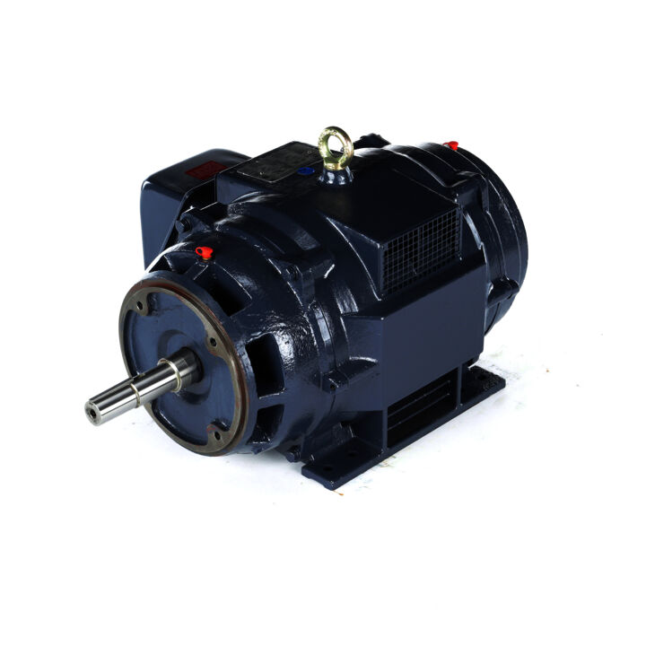 Close-Coupled Pump Motor, 10 & 7.50 HP, 3 Ph, 60 & 50 Hz, 230/460 & 190/380 V, 1200 & 1000 RPM, 256JMV Frame, DP