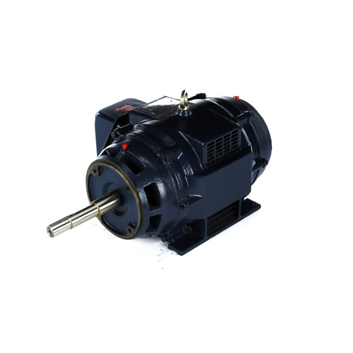 Close-Coupled Pump Motor, 10 & 7.50 HP, 3 Ph, 60 & 50 Hz, 230/460 & 190/380 V, 1200 & 1000 RPM, 256JPV Frame, DP