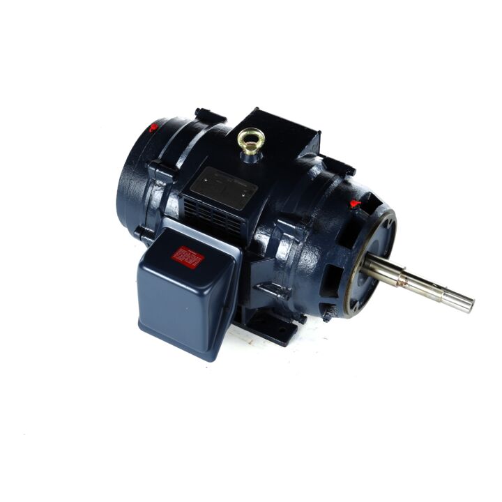 Close-Coupled Pump Motor, 10 & 7.50 HP, 3 Ph, 60 & 50 Hz, 230/460 & 190/380 V, 1200 & 1000 RPM, 256JPV Frame, DP