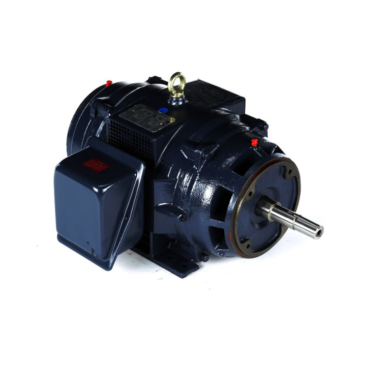 Close-Coupled Pump Motor, 10 & 7.50 HP, 3 Ph, 60 & 50 Hz, 230/460 & 190/380 V, 1200 & 1000 RPM, 256JMV Frame, DP