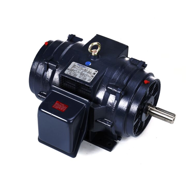 General Purpose Motor, 25 & 20 HP, 3 Ph, 60 & 50 Hz, 230/460 & 190/380 V, 3600 & 3000 RPM, 256T Frame, DP