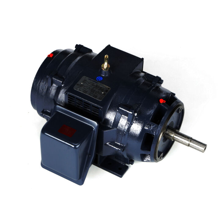 Close-Coupled Pump Motor, 25 & 20 HP, 3 Ph, 60 & 50 Hz, 230/460 & 190/380 V, 3600 & 3000 RPM, 256JM Frame, DP