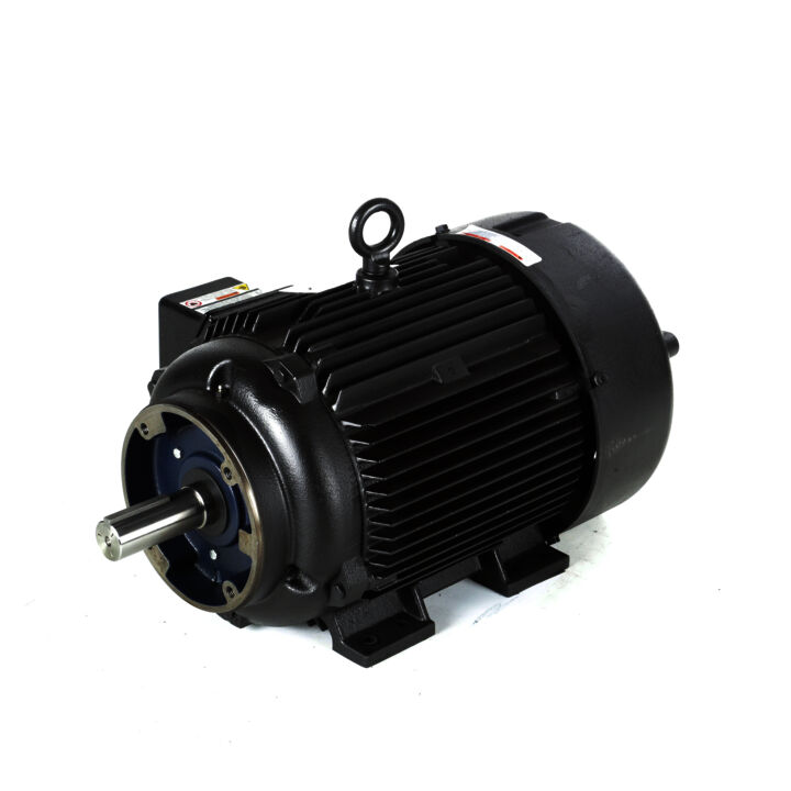 Fan & Blower Motor, 20 HP, 3 Ph, 120 Hz, 460 V, 1800 RPM, 256TC Frame, TEFC