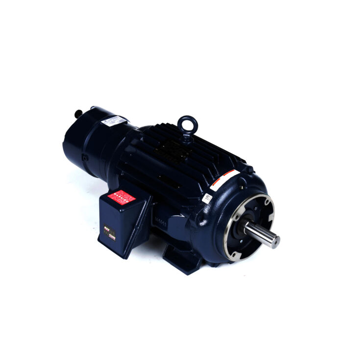 Brake Motor, 20 HP, 3 Ph, 60 Hz, 230/460 V, 1800 RPM, 256TC Frame, TENV