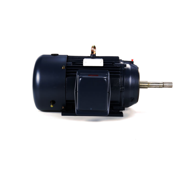 Close-Coupled Pump Motor, 20 & 15 HP, 3 Ph, 60 & 50 Hz, 230/460 & 190/380 V, 1800 & 1500 RPM, 256JP Frame, TEFC