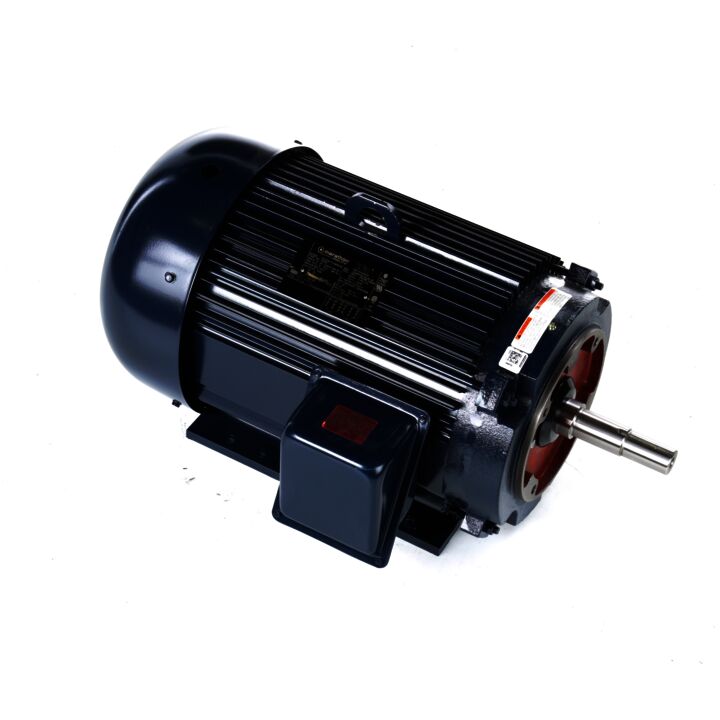 Close-Coupled Pump Motor, 20 & 15 HP, 3 Ph, 60 & 50 Hz, 230/460 & 190/380 V, 3600 & 3000 RPM, 256JM Frame, TEFC