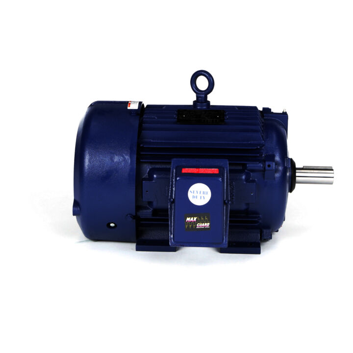 Severe Duty Motor, 20 & 15 HP, 3 Ph, 60 & 50 Hz, 230/460 & 190/380 V, 1800 & 1500 RPM, 256T Frame, TEFC