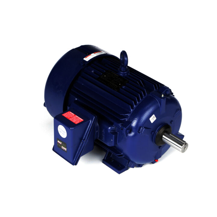 Severe Duty Motor, 20 & 15 HP, 3 Ph, 60 & 50 Hz, 230/460 & 190/380 V, 1800 & 1500 RPM, 256T Frame, TEFC