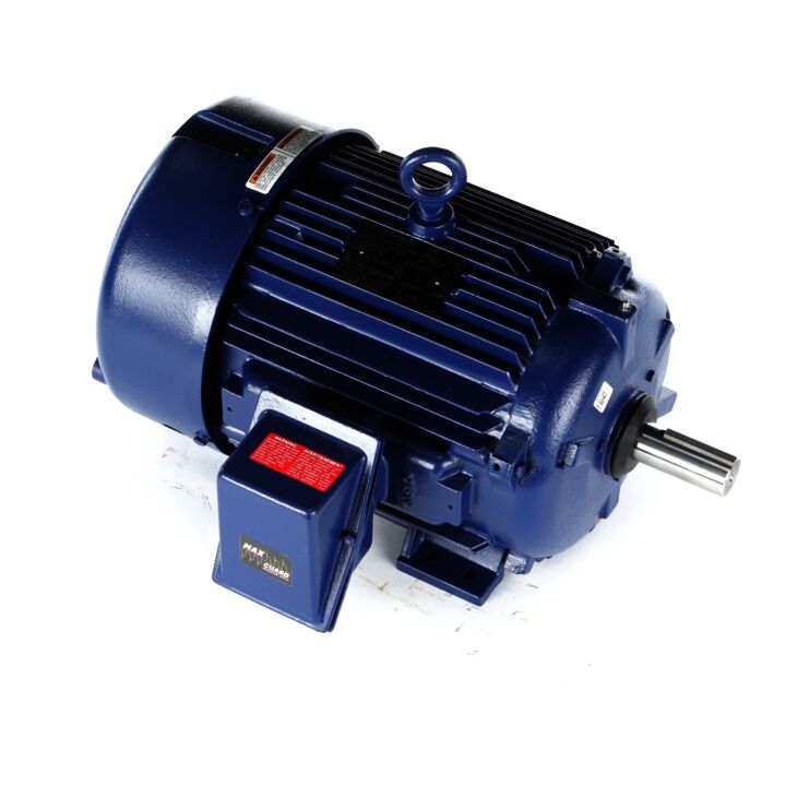 Severe Duty Motor, 20 HP, 3 Ph, 60 Hz, 575 V, 3600 RPM, 256T Frame, TEFC