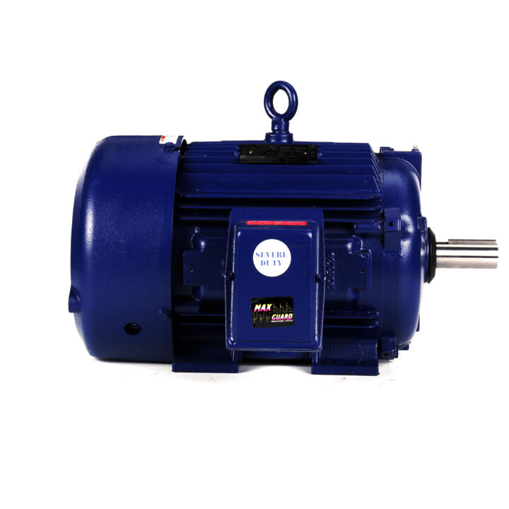 Severe Duty Motor, 20 HP, 3 Ph, 60 Hz, 460 V, 3600 RPM, 256T Frame, TEFC