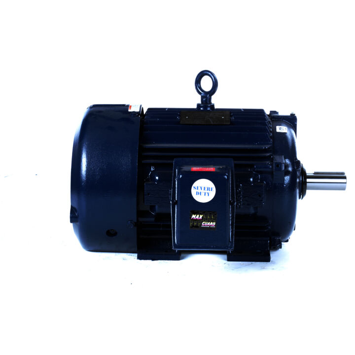 Severe Duty Motor, 20 HP, 3 Ph, 60 Hz, 575 V, 1800 RPM, 256T Frame, TEFC