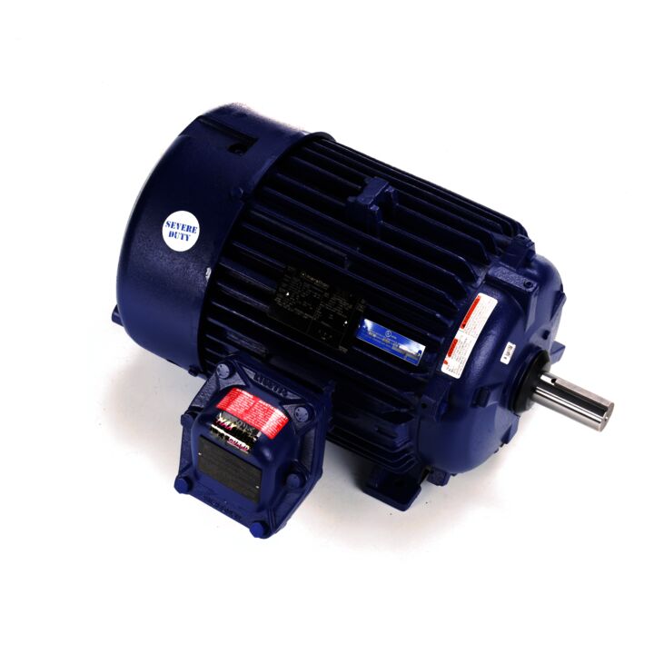 Explosion Proof Motor, 20 HP, 3 Ph, 60 Hz, 575 V, 1800 RPM, 256T Frame, EPFC