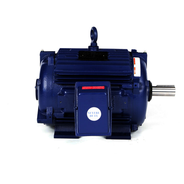 Multispeed Motor, 10 HP, 3 Ph, 60 Hz, 460 V, 1200 RPM, 256T Frame, TEAO