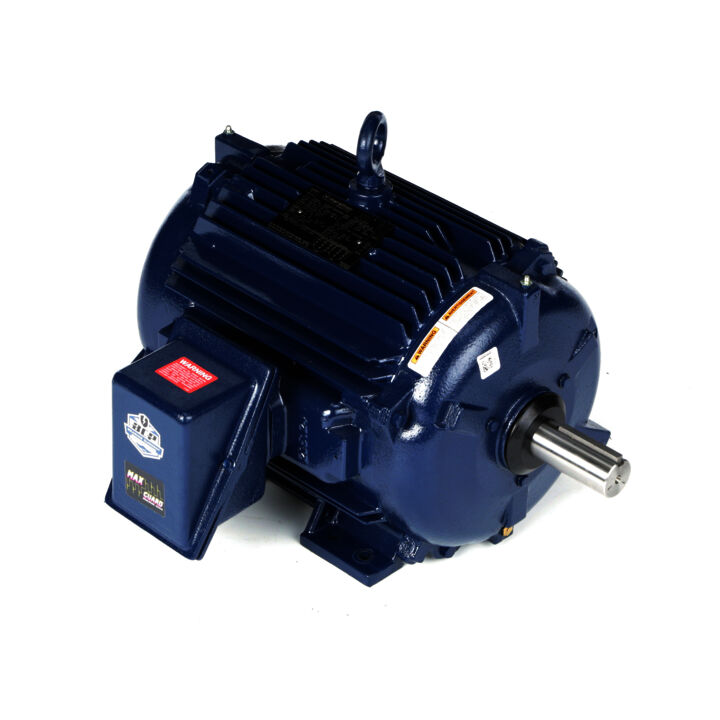 Severe Duty Motor, 20 & 15 HP, 3 Ph, 60 & 50 Hz, 230/460 & 190/380 V, 1800 & 1500 RPM, 256TV Frame, TEAO