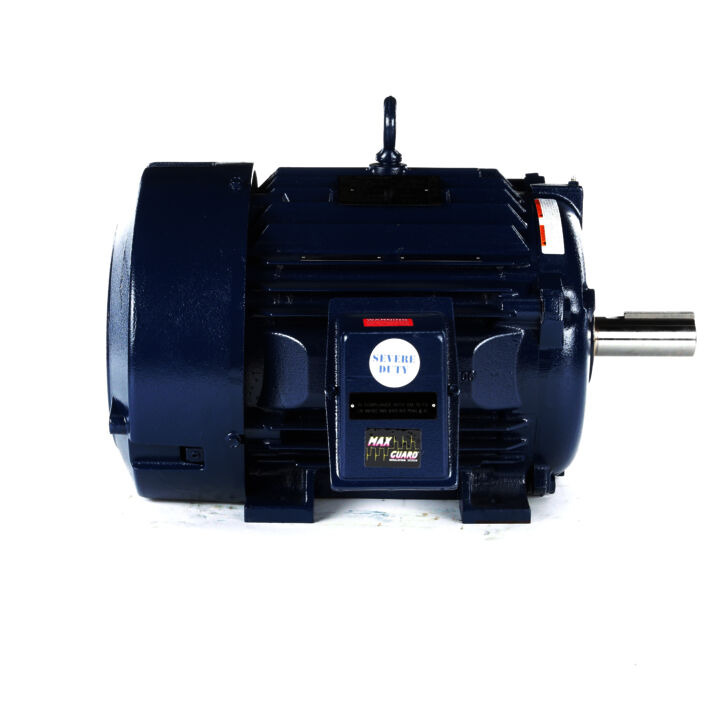 Severe Duty Motor, 25 HP, 3 Ph, 60 Hz, 575 V, 1800 RPM, 284T Frame, TEFC