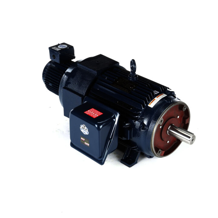 Encoder Motor, 15 HP, 3 Ph, 60 Hz, 230/460 V, 1200 RPM, 284TC Frame, TEBC-AXIAL