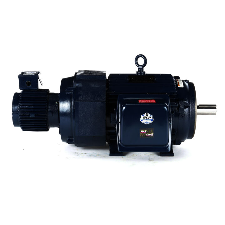 Encoder Motor, 15 HP, 3 Ph, 60 Hz, 230/460 V, 1200 RPM, 284TC Frame, TEBC-AXIAL