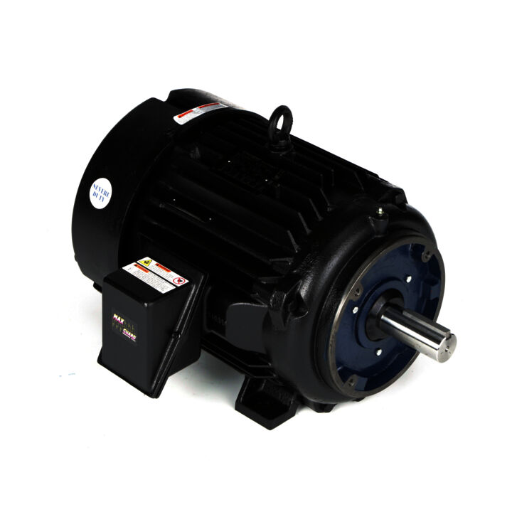 Fan & Blower Motor, 25 HP, 3 Ph, 120 Hz, 460 V, 1800 RPM, 284TC Frame, TEFC