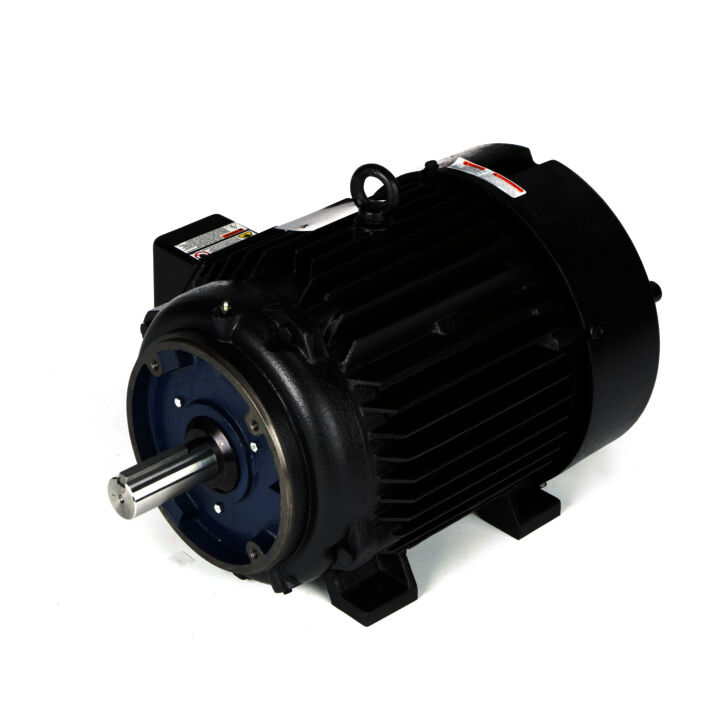 Fan & Blower Motor, 25 HP, 3 Ph, 120 Hz, 460 V, 1800 RPM, 284TC Frame, TEFC