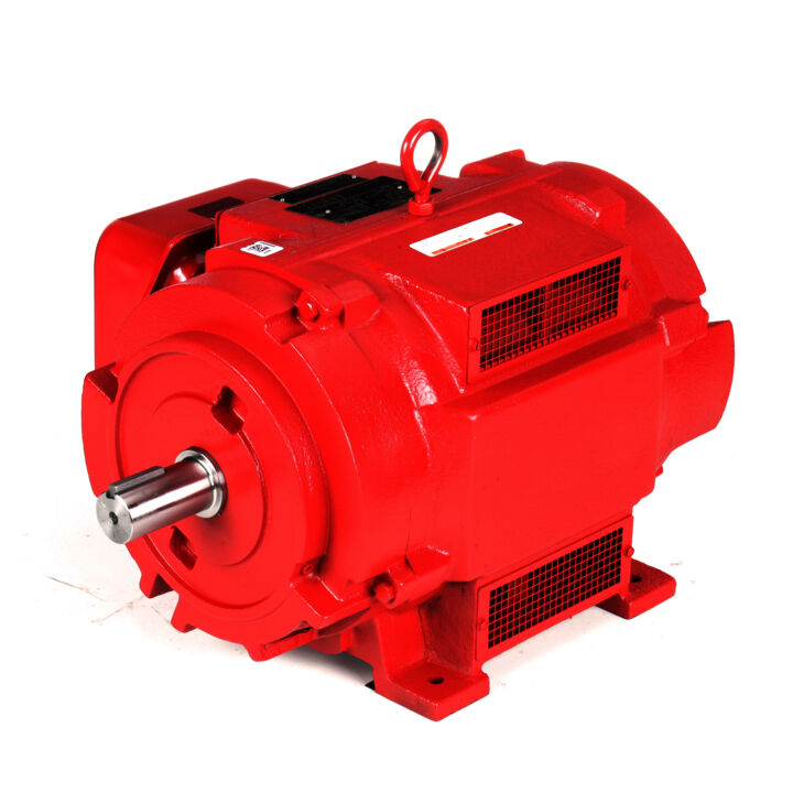 Fire Pump Motor, 30 & 25 HP, 3 Ph, 60 & 50 Hz, 230/460 & 190/380 V, 3600 & 3000 RPM, 284TS Frame, DP