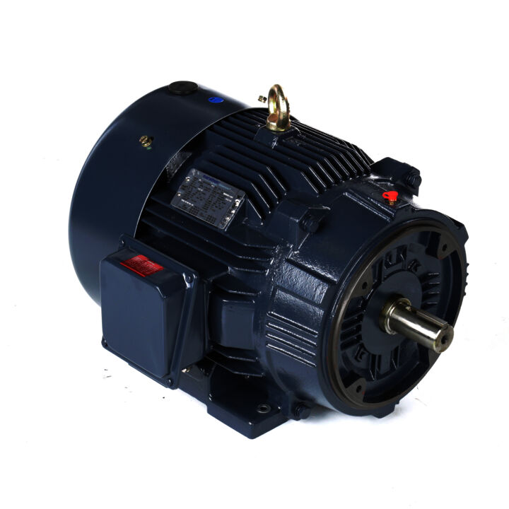 General Purpose Motor, 25 & 20 HP, 3 Ph, 60 & 50 Hz, 230/460 & 190/380 V, 3600 & 3000 RPM, 284TSC Frame, TEFC