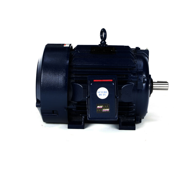 Severe Duty Motor, 25 HP, 3 Ph, 60 Hz, 460 V, 3600 RPM, 284TS Frame, TEFC