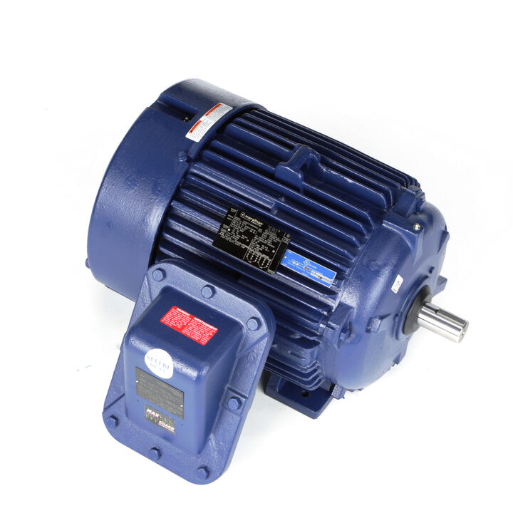 Explosion Proof Motor, 25 & 20 HP, 3 Ph, 60 & 50 Hz, 230/460 & 190/380 V, 3600 & 3000 RPM, 284TS Frame, EPFC