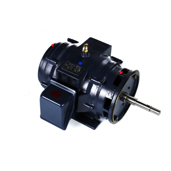 Close-Coupled Pump Motor, 30 & 25 HP, 3 Ph, 60 & 50 Hz, 230/460 & 190/380 V, 3600 & 3000 RPM, 284JP Frame, DP