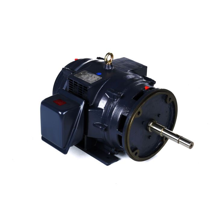 Close-Coupled Pump Motor, 30 & 25 HP, 3 Ph, 60 & 50 Hz, 230/460 & 190/380 V, 3600 & 3000 RPM, 284JP Frame, DP