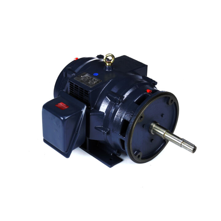 Close-Coupled Pump Motor, 25 & 20 HP, 3 Ph, 60 & 50 Hz, 230/460 & 190/380 V, 1800 & 1500 RPM, 284JP Frame, DP