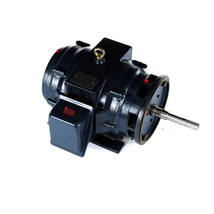 Close-Coupled Pump Motor, 25 HP, 3 Ph, 60 Hz, 575 V, 1800 RPM, 284JP Frame, DP