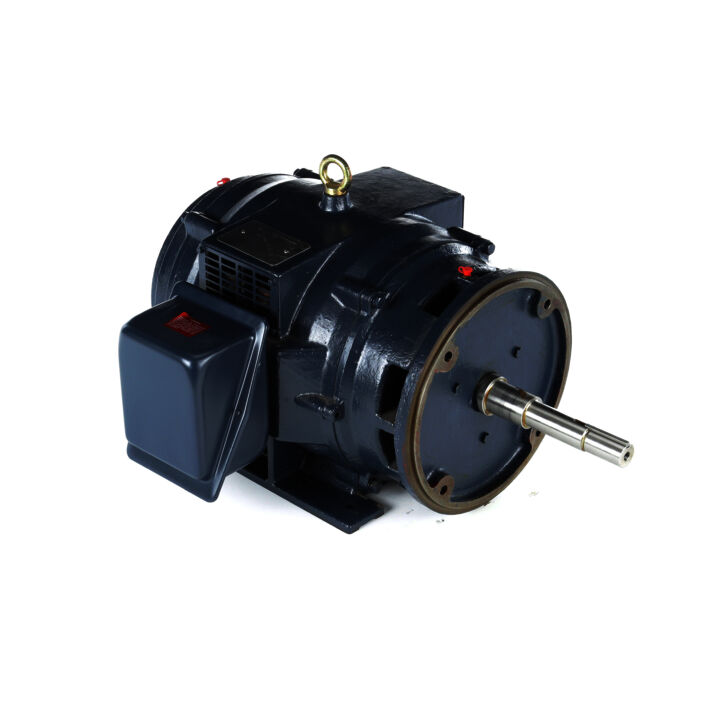 Close-Coupled Pump Motor, 25 HP, 3 Ph, 60 Hz, 575 V, 1800 RPM, 284JP Frame, DP