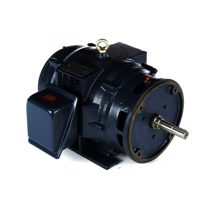 Close-Coupled Pump Motor, 15 & 10 HP, 3 Ph, 60 & 50 Hz, 230/460 & 190/380 V, 1200 & 1000 RPM, 284JMV Frame, DP