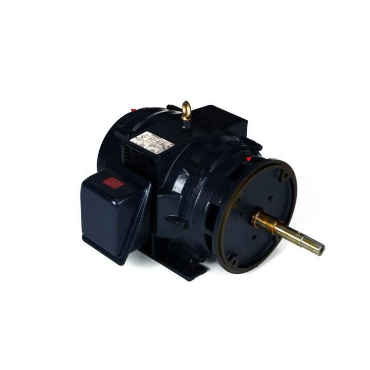 Close-Coupled Pump Motor, 15 & 10 HP, 3 Ph, 60 & 50 Hz, 230/460 & 190/380 V, 1200 & 1000 RPM, 284JPV Frame, DP