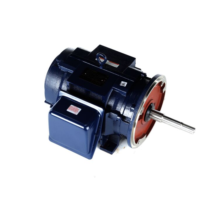 Close-Coupled Pump Motor, 30 & 25 HP, 3 Ph, 60 & 50 Hz, 230/460 & 190/380 V, 3600 & 3000 RPM, 284JP Frame, DP
