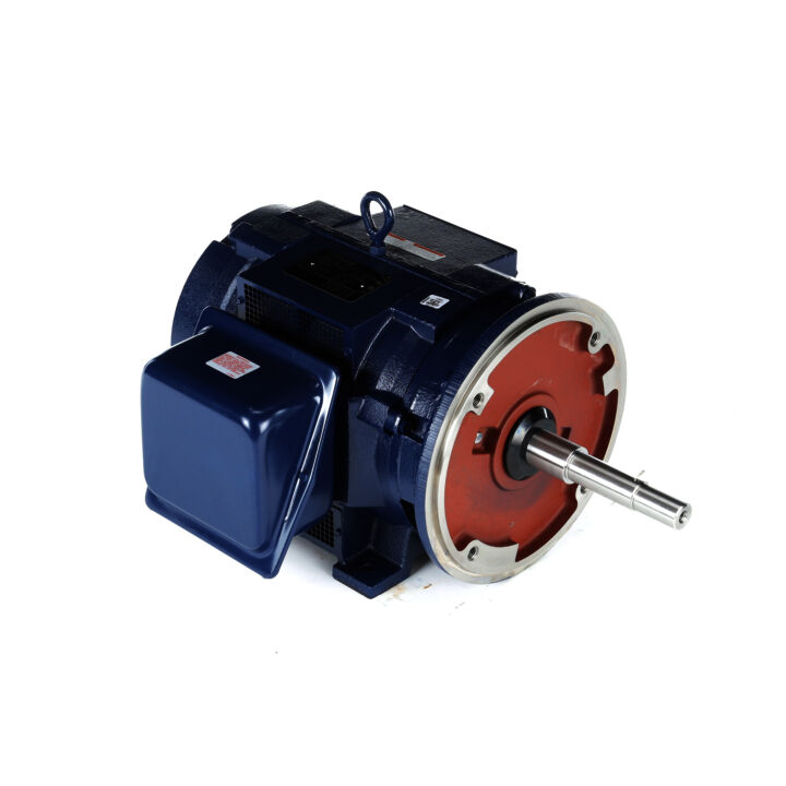 Close-Coupled Pump Motor, 30 & 25 HP, 3 Ph, 60 & 50 Hz, 230/460 & 190/380 V, 3600 & 3000 RPM, 284JP Frame, DP