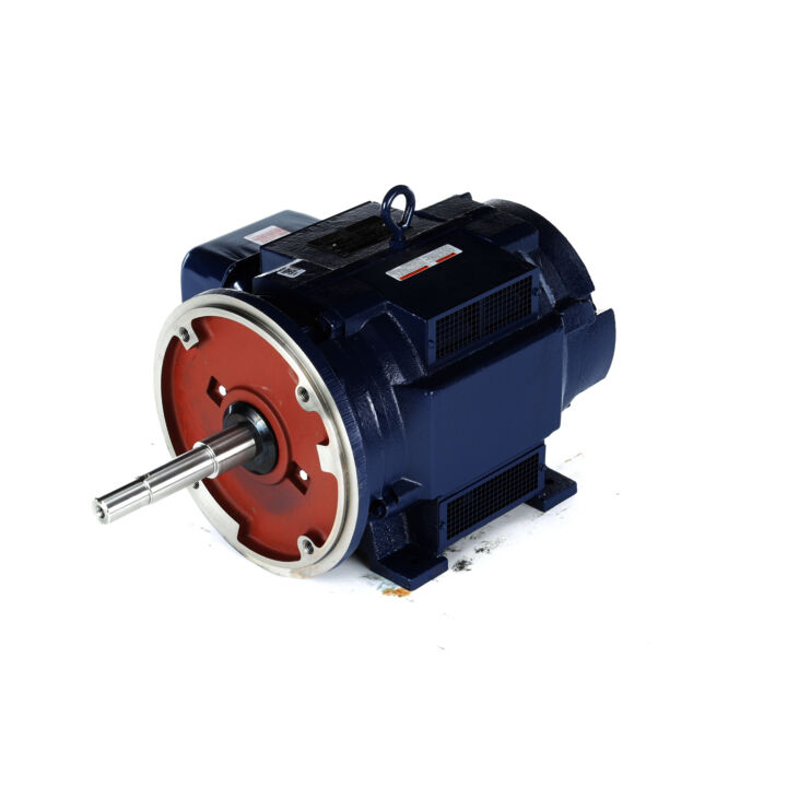 Close-Coupled Pump Motor, 30 & 25 HP, 3 Ph, 60 & 50 Hz, 230/460 & 190/380 V, 3600 & 3000 RPM, 284JP Frame, DP