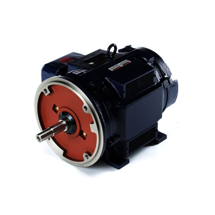 Close-Coupled Pump Motor, 25 HP, 3 Ph, 60 Hz, 208 V, 1800 RPM, 284JM Frame, DP