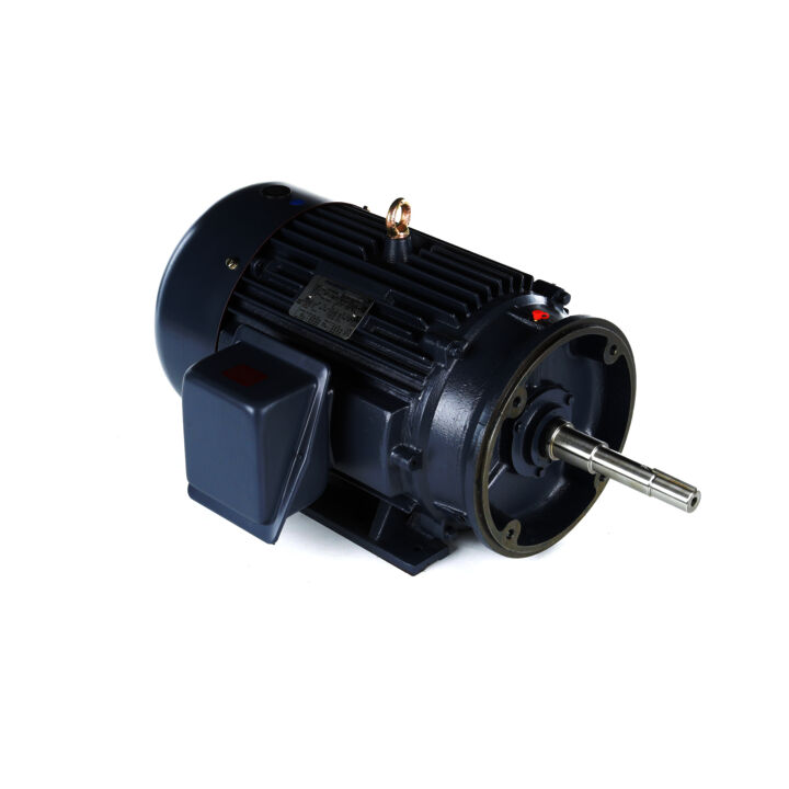 Close-Coupled Pump Motor, 25 & 20 HP, 3 Ph, 60 & 50 Hz, 230/460 & 190/380 V, 3600 & 3000 RPM, 284JP Frame, TEFC