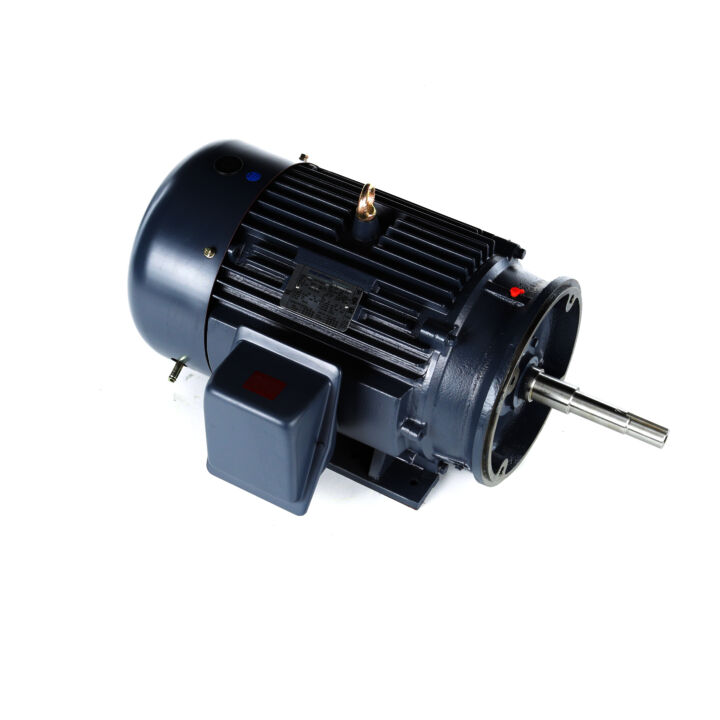 Close-Coupled Pump Motor, 25 & 20 HP, 3 Ph, 60 & 50 Hz, 230/460 & 190/380 V, 3600 & 3000 RPM, 284JP Frame, TEFC