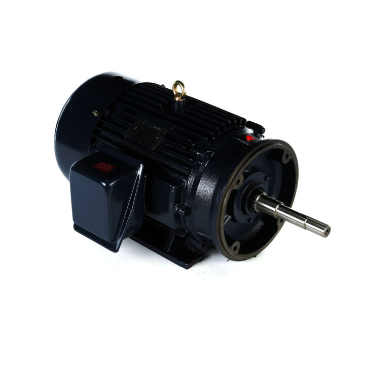 Close-Coupled Pump Motor, 25 HP, 3 Ph, 60 Hz, 575 V, 1800 RPM, 284JP Frame, TEFC