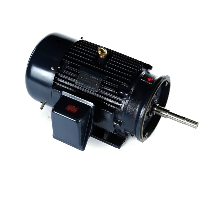 Close-Coupled Pump Motor, 25 HP, 3 Ph, 60 Hz, 575 V, 1800 RPM, 284JP Frame, TEFC